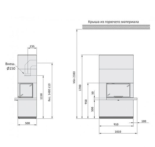 Песчаник черная полка, гранит, Contura i 41s_7